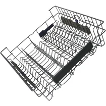 Górny kosz na naczynia z rolkami do zmywarki Beko / Grundig / Arcelik 1751302000