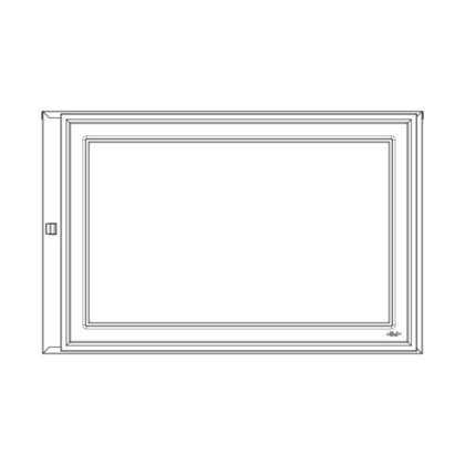 drzwi chlodziarki,drzwi szklane,nierdzewny,540x845mm