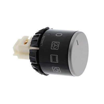 pokrętło, funkcja, czarny, 10+0