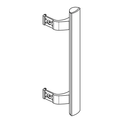 Uchwyt górny drzwi chłodziarki Electrolux / AEG 680 mm 2650011089