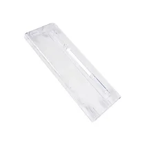 Przedni panel szuflady zamrażarki Electrolux / AEG / Zanussi przezroczysty 420 x 162 mm 2244013237