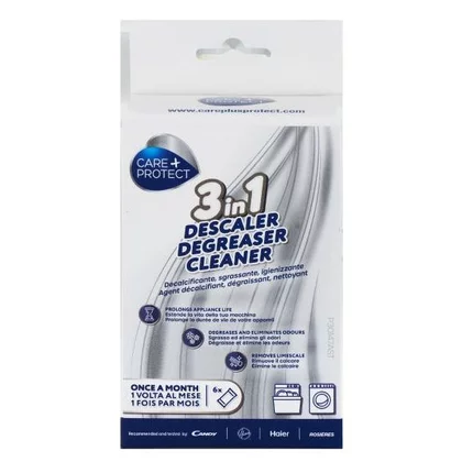 Środek czyszcząco-odkamieniający do pralek i zmywarek Candy / Haier 6 saszetek 6 × 50 g