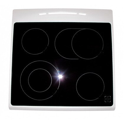 Płyta ze szkła ceramicznego z ramą do kuchenki Amica 9052092