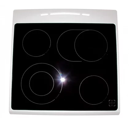 Płyta ze szkła ceramicznego z ramą do kuchenki Amica 9052092