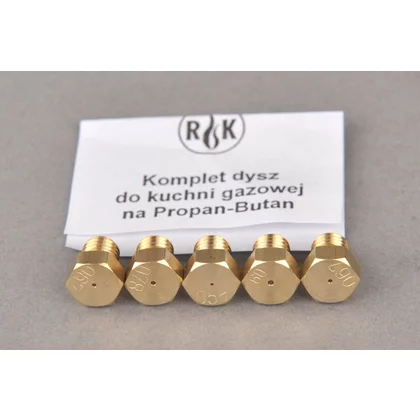 Dysze gazowe propan-butan do kuchenki Wrozamet X218