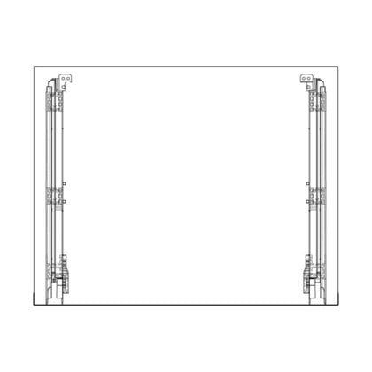 Zestaw szyby drzwi - 596x466mm