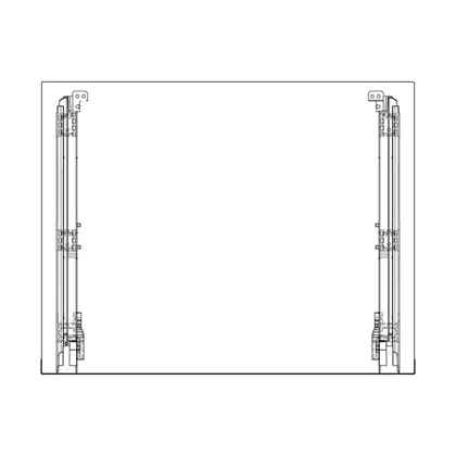 Zestaw szyby drzwi do piekarnika Electrolux / AEG 596 x 466 mm