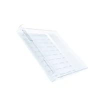 Półki na drzwi różni producenci Dolna szuflada do zamrażarki Electrolux / AEG transparentna niebieska 2247623107