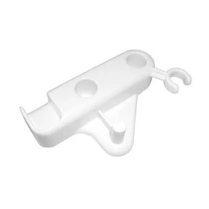 Zamknięcie zatrzaskowe prawych drzwiczek do lodówki i zamrażarki Ariston / Indesit / Hotpoint / Whirlpool białe C00045967 482000026583