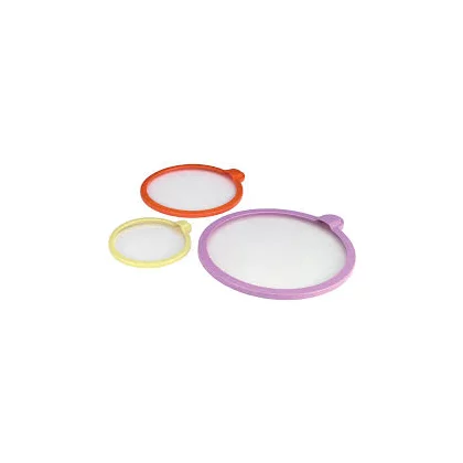 Półki na plastikowe i druciane r Pokrywki hermetyczne silikonowe Wpro / Whirlpool Magic Cover 3 szt. 15 cm / 21 cm / 29 cm 484000000953 C00375413