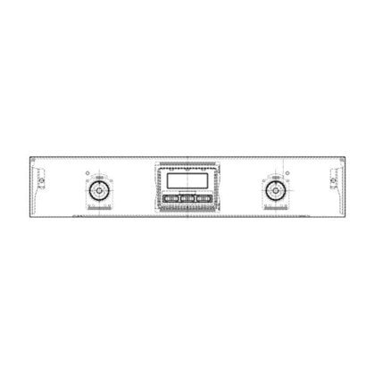 panel obslugi,czarny,60cm,SET,2K