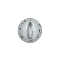 Pokrętło temperatury piekarnika Amica białe 50-250°C 2 funkcje 8008687