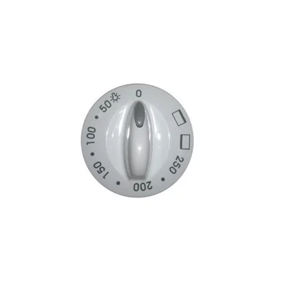 Pokrętło temperatury piekarnika Amica białe 50-250°C 2 funkcje 8008687