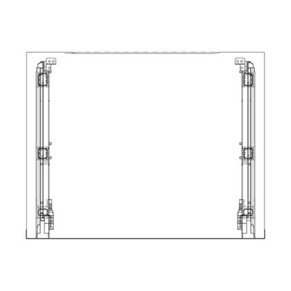 Zestaw szyby drzwi - 596x466mm