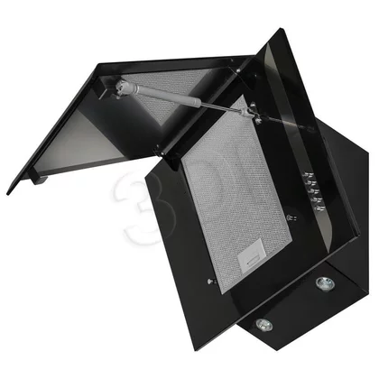 Okap kominowy Akpo WK-4 Grand 50 czarny 50 cm