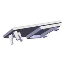 Wtyczka uchwytu drzwi do lodówki Electrolux / AEG trójkątna 7809 17 x 26 mm