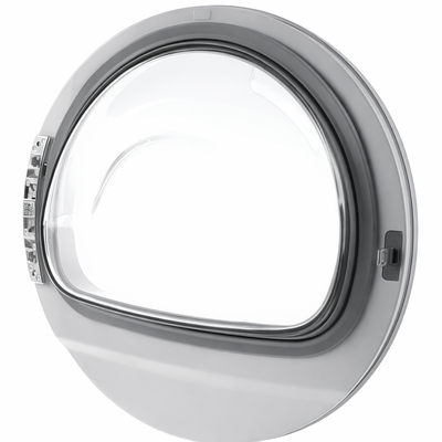 Drzwi suszarki kompletne SIEMENS – srebrno-białe 11029801