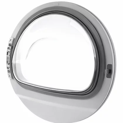 Części zamienne BOSCH/SIEMENS Kompletne drzwi do suszarki Bosch / Siemens srebrno-białe 11029801