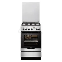Kuchnia gazowo-elektryczna wolnostojąca Electrolux EKK 54554 OX 50 cm stal nierdzewna