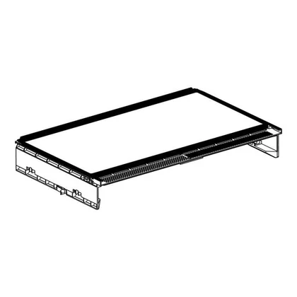 Półka szklana z ramą do chłodziarki Electrolux / AEG 627 x 370,7 mm