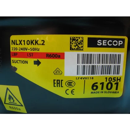Sprężarki, akcesoria, przekaźnik Sprężarka do lodówki Gorenje / Hisense NLX10KK.2/S 1/6 HP 268419