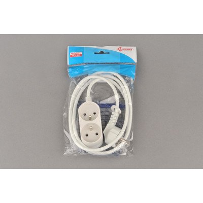 PRZEDŁUŻACZ 2-GNIAZD. 1.5m UZIEM. (25062)