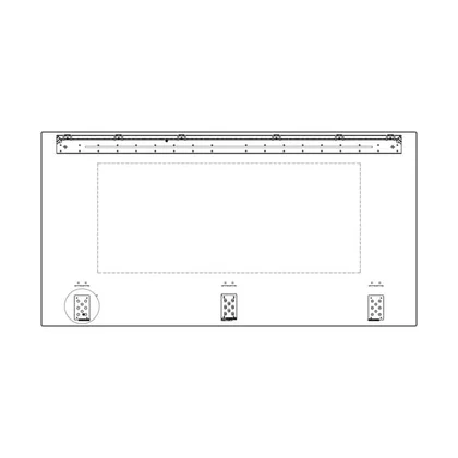 Zestaw szyby drzwi do piekarnika Electrolux / AEG / Zanussi 894 x 463 mm