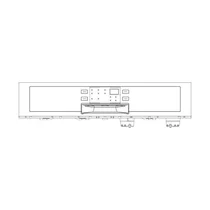 Panel przedni drzwi zmywarki Electrolux / AEG 8088623015