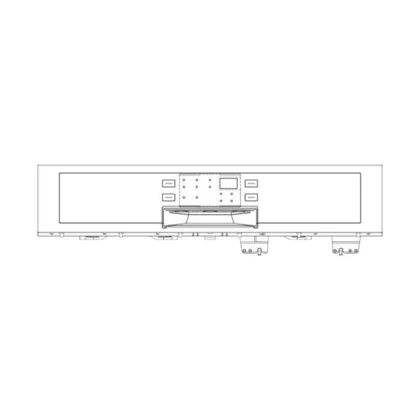 Panel przedni drzwi zmywarki Electrolux / AEG 8088623015