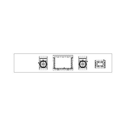 panel obslugi,czarny,60cm,SET,2K
