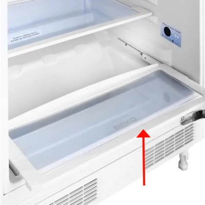 BU1150HCA BEKO Listwa/ramka przednia półki do lodówki Beko 4832820100