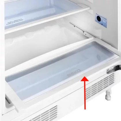 BU1150HCA BEKO Listwa przednia półki szklanej do lodówki Beko / Grundig / Arcelik 60 cm 4832820100