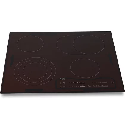 Płyty szklane Szkło ceramiczne płyty grzejnej Electrolux / AEG czarne 620 x 520 mm 3878909112