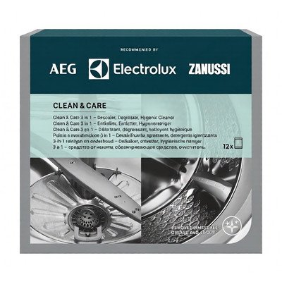 Środek czyszczący 3w1 do pralki i zmywarki Electrolux 12 saszetek 600g 9029799195