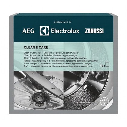 Środek czyszczący 3w1 do pralki i zmywarki Electrolux / AEG 12 saszetek 600 g 9029799195