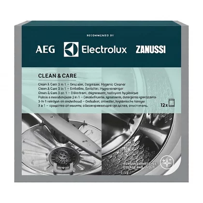 Środek czyszczący 3w1 do pralki i zmywarki Electrolux / AEG 12 saszetek 600 g 9029799195