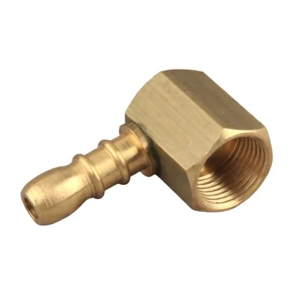 Złączka gazowa kątowa Domax 3/8" X236