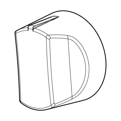 Pokrętło funkcji do piekarnika Electrolux / AEG białe 5+0