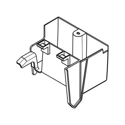 Pokrywa wiązki kablowej wytwornicy lodu Electrolux / AEG 144,6 x 98,6 mm