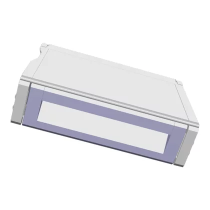 Półki na drzwi różni producenci Szuflada kompletna do lodówki i zamrażarki Electrolux / AEG neutralna LTC 466 x 118 mm