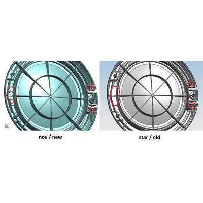 Części zamienne GORENJE Ramka drzwi wewnętrzna (346786)