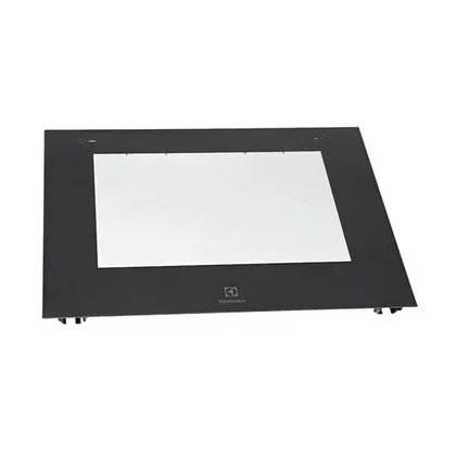 Szyba przednia drzwi piekarnika Electrolux / AEG czarna 596 x 465 mm
