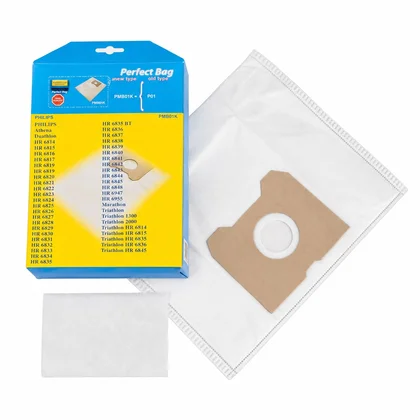 Worki syntetyczne Safbag do odkurzacza Philips Triathlon Worwo PMB01 4 szt. + filtr