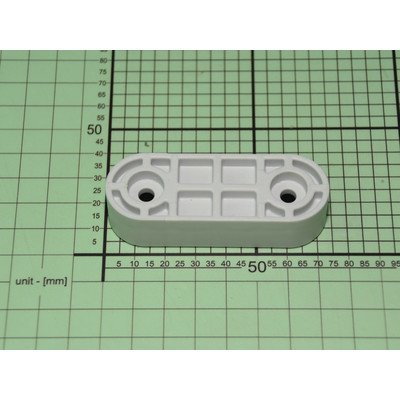 Mocowanie rolki prowadnicy górnego kosza do zmywarki Amica 1046625