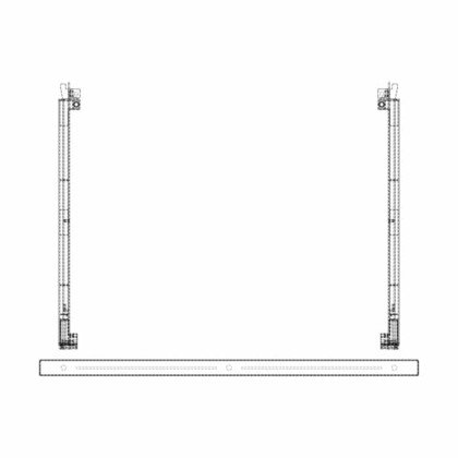 Zestaw szyby drzwi - 594x466mm