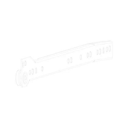 Prowadnice do szuflad - różni pr Prawa prowadnica środkowej szuflady zamrażarki do lodówki Electrolux / AEG 2085453047