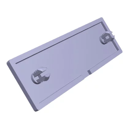 Pokrywa środkowego zawiasu do lodówek i chłodziarko-zamrażarek Electrolux / AEG 7820 57 x 18 mm