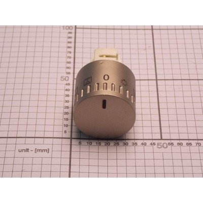 Pokrętło chowane funkcji piekarnika inox Hb nadruk 10500 (9053962)