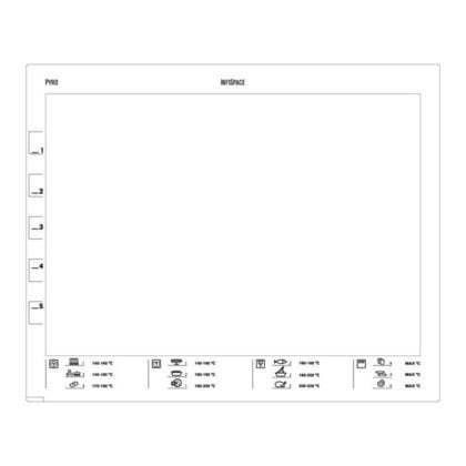 Szyba drzwi - 5x383mm