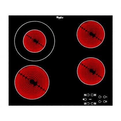 Płyta ceramiczna do zabudowy Whirlpool AKT 8130 BA 4-polowa czarna